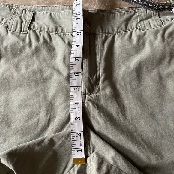 Columbia green khaki hiking cotton hiking shorts size 12 - Picture 11 of 11